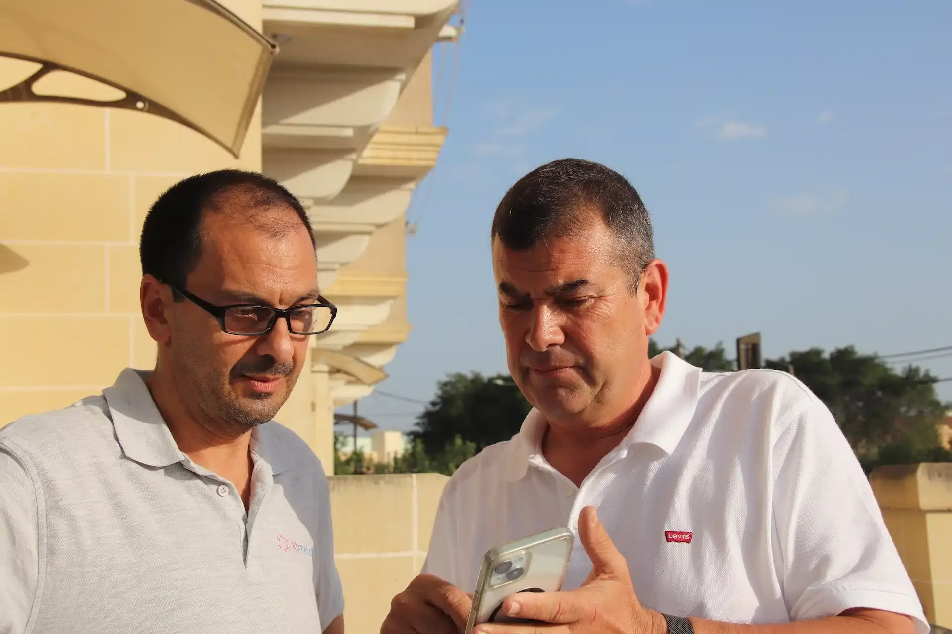 The Klimaflo team in Malta